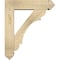Ekena Millwork Olympic Arts and Crafts Rough Sawn Bracket w/ Offset Brace, Douglas Fir, 6"W x 22"D x 26"H BKT0604X22X26OLY03RDF - alternate 4